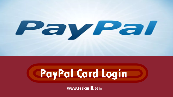 PayPal Card Login