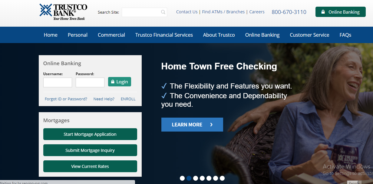 Trustco Bank Online Banking Login
